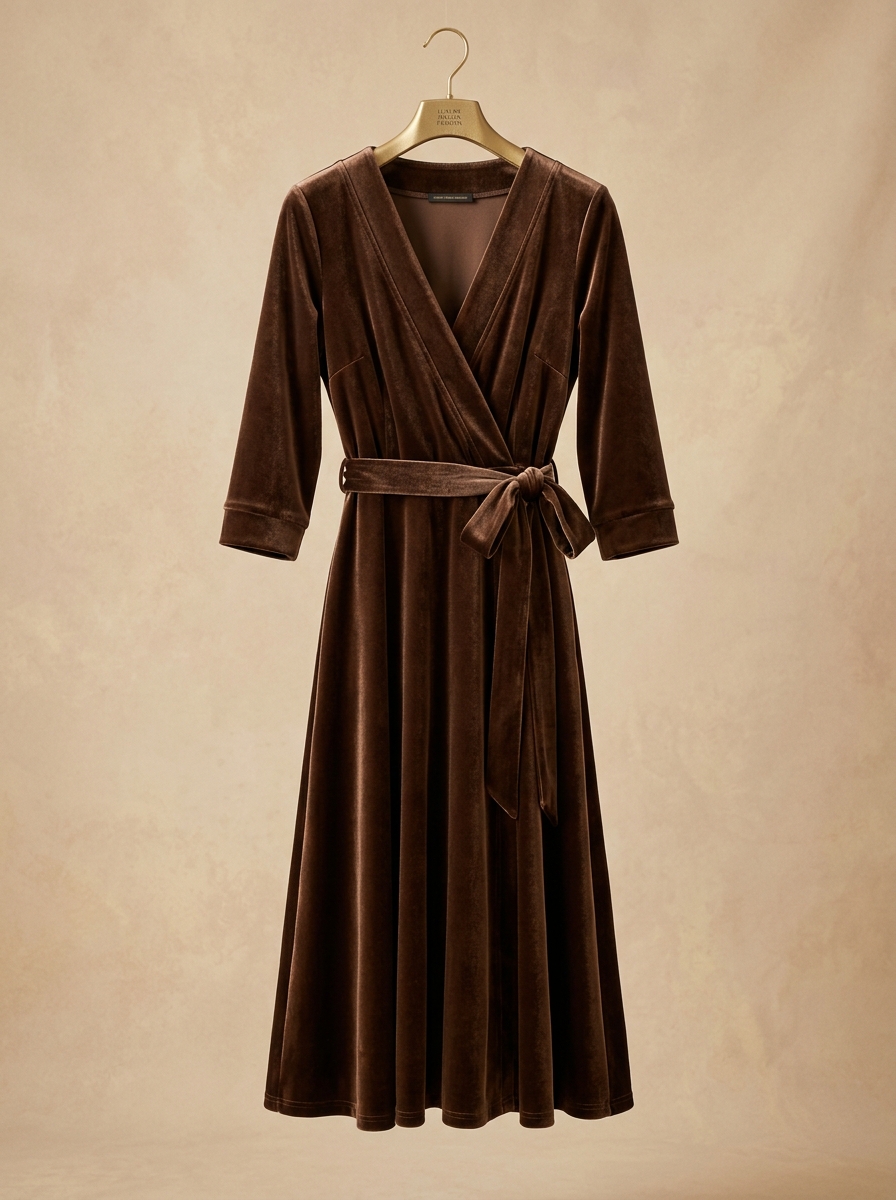 Vestido Caffè Nobile veludo